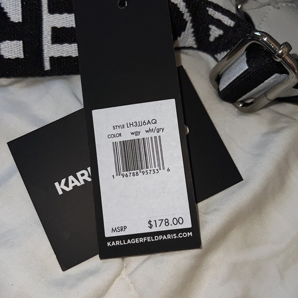 Karl Lagerfeld Paris Adelle Crossbody Bucket Bag - Picture 5 of 6